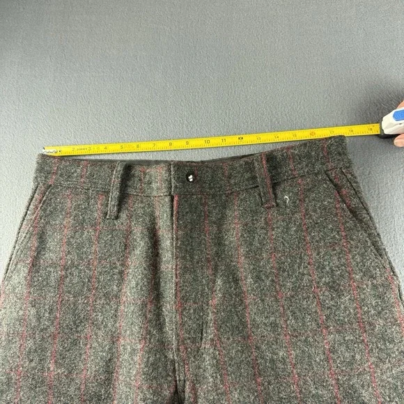 Vintage LaBonville Pants 35x29 Guide Maine Wool Plaid Hunting Forestry Logging